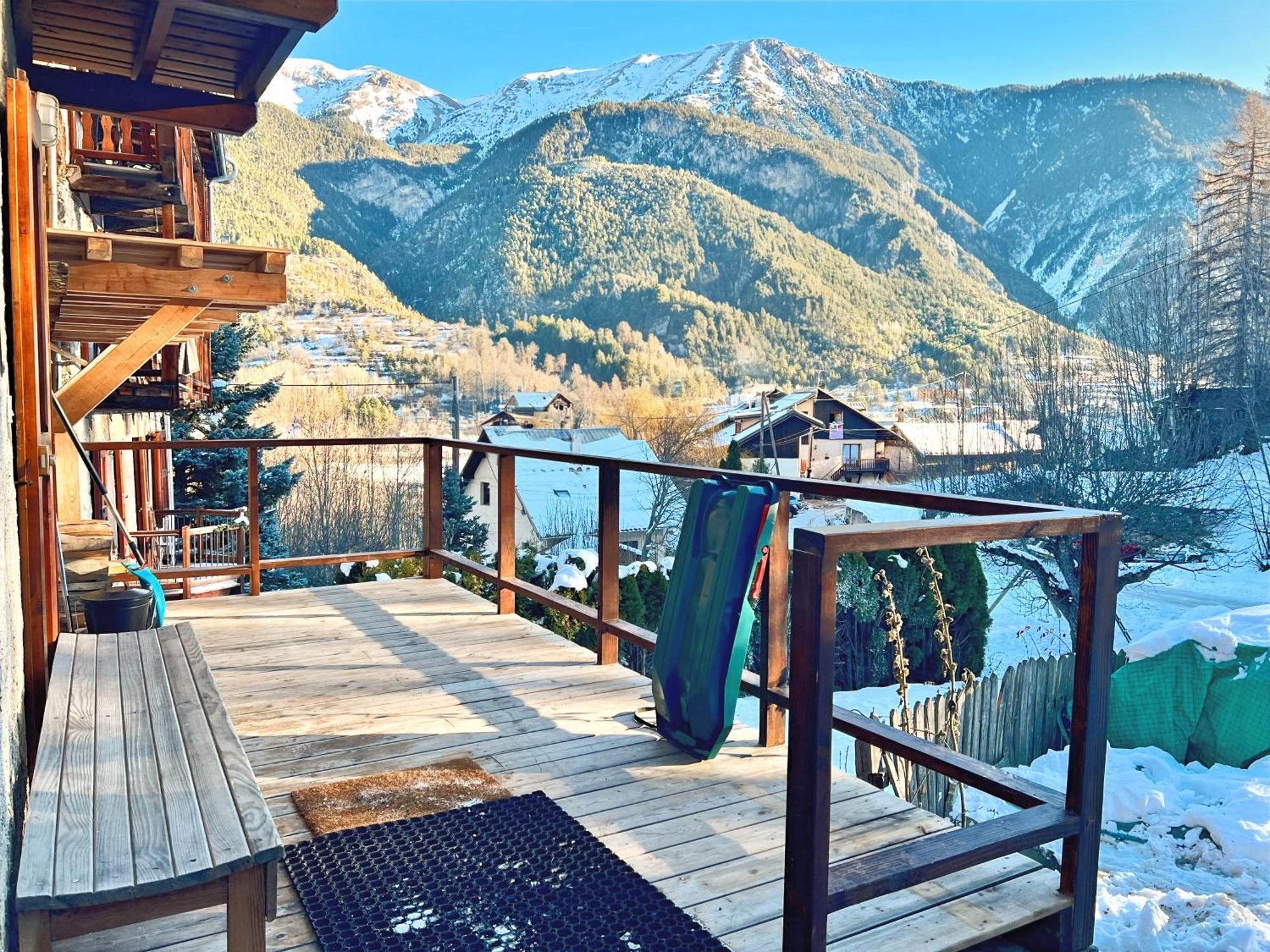 Charmante Maison De Montagne Briançon Buitenkant foto